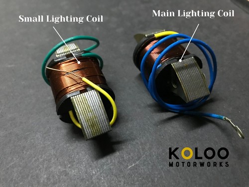 VESPA SUPER 150 MAIN & SMALL LIGHTING COIL - Picture 3 of 3