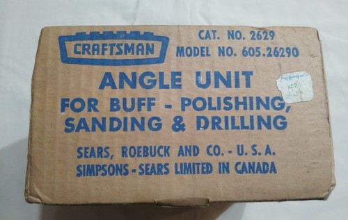 Sears Roebuck With Box Complete Craftsman Angle Unit Model No. 605.26290 - Picture 3 of 16