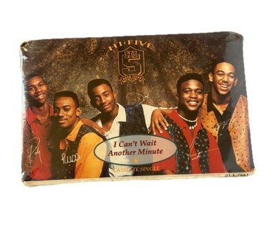 HI FIVE I Can't Wait Another Minute Cassette Single 1991 Jive NEW and SEALED