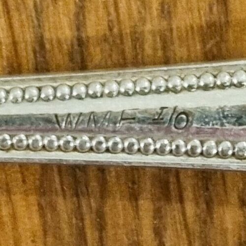 True Vintage WMF 12 PC Fish Cutlery Silver Plated Bead Edging 1903 - 1910 - Picture 4 of 7