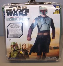 NEW Jazwares Star Wars Book Of Boba Fett Adult Costume Size 32-34 Muscle Chest