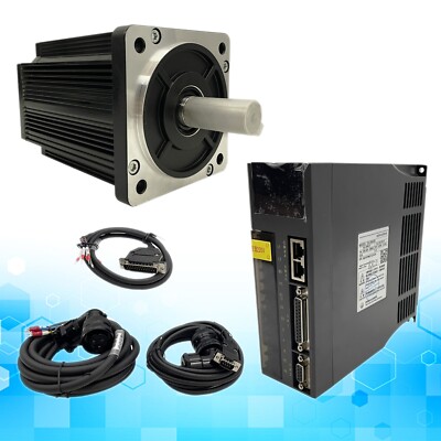 220V 3.8KW AC Servo Motor Set with 130-15025 Motor + Driver, 15NM Torque 2500RPM