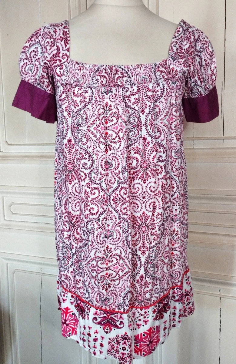 Robe Cocktail Atmosphere Taille 38 – Crème Légère Avec Voile Et Broderie – Longueur Genou
