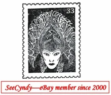 Sumatra Woman Faux Postage - FREE SHIPPING OFFER! - New Unmounted Rubber Stamp