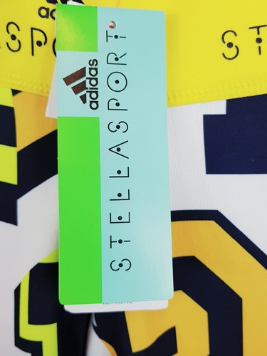 ADIDAS x STELLASPORT Womens Size M or 12 Calca Long Printed Tights NEW + TAGS - Picture 10 of 12