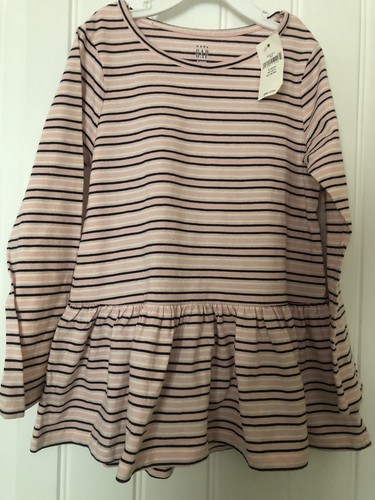 NWT-BABY GAP L/S STRiPED TOP~GIRLS SIZE 5T