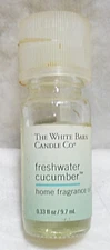 THE WHITE BARN CANDLE CO - FRESHWATER CUCUMBER FRAGRANCE OIL - 2/3 FULL