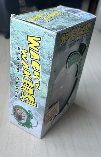 New Wacky Wakers Bull Frog Alarm Clock Croaks New Old Stock Wacky Animal Clock - Picture 11 of 11