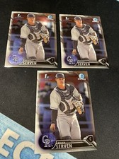 Lot 3 Brian Serven Colorado Rockies 2016 Bowman 1st Chrome Draft BDC-14