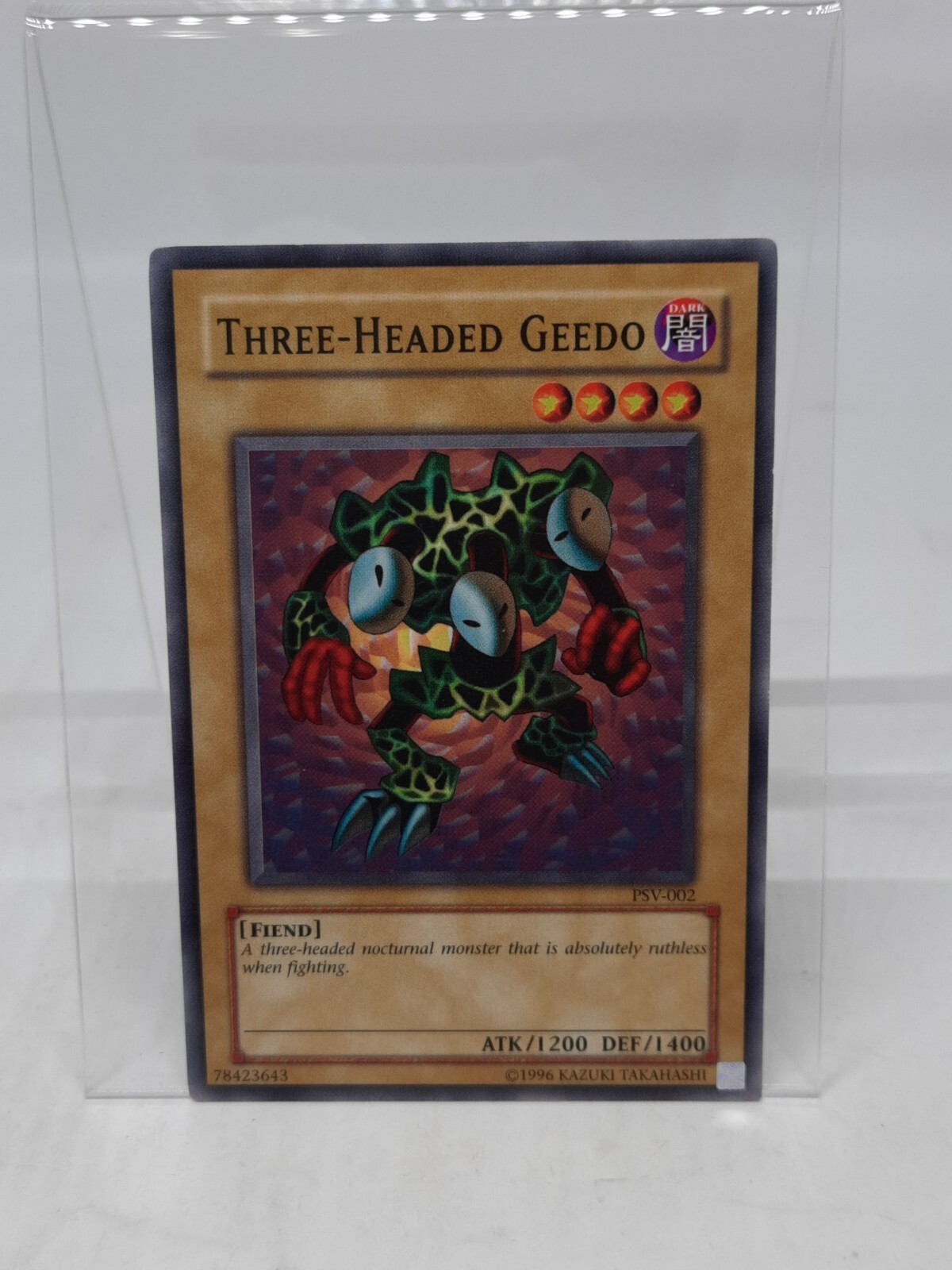 Three-Headed Geedo PSV-002 Common Unlimited Yugioh Card