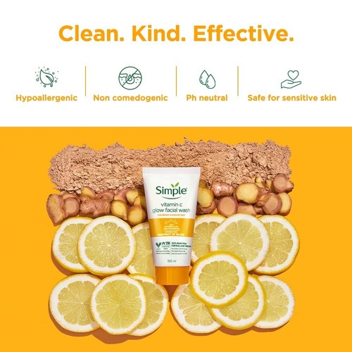 Simple Protect N Glow Vitamin C Glow Facial Wash| For all Skin Types 150 ml - Picture 4 of 7