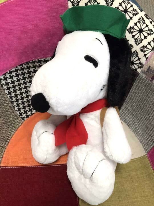 RARE PEANUTS SNOOPY Mega BIG Plush doll Beagle scout ver