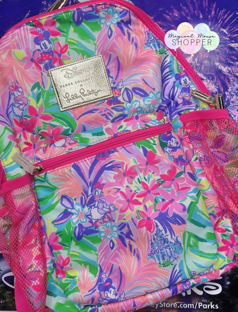 Disney Parks x Lilly Pulitzer Backpack Minnie Mouse Daisy Duck