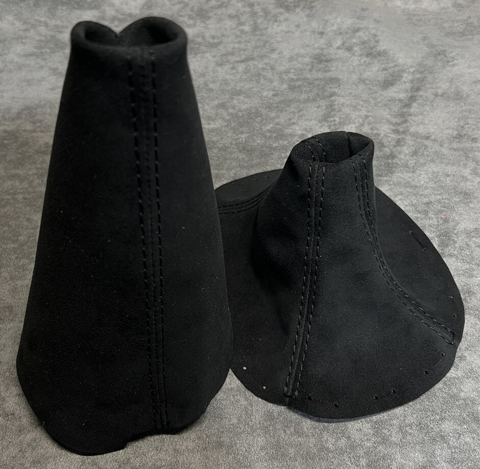 92-02 Mazda Rx7 FD RX-7 Shift and Ebrake Boot Black Italian