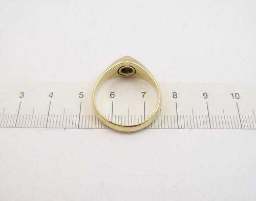 ANELLO UOMO ORO CON DIAMANTE VINTAGE ANNI '50 GOLD MAN RING - Foto 5 di 6