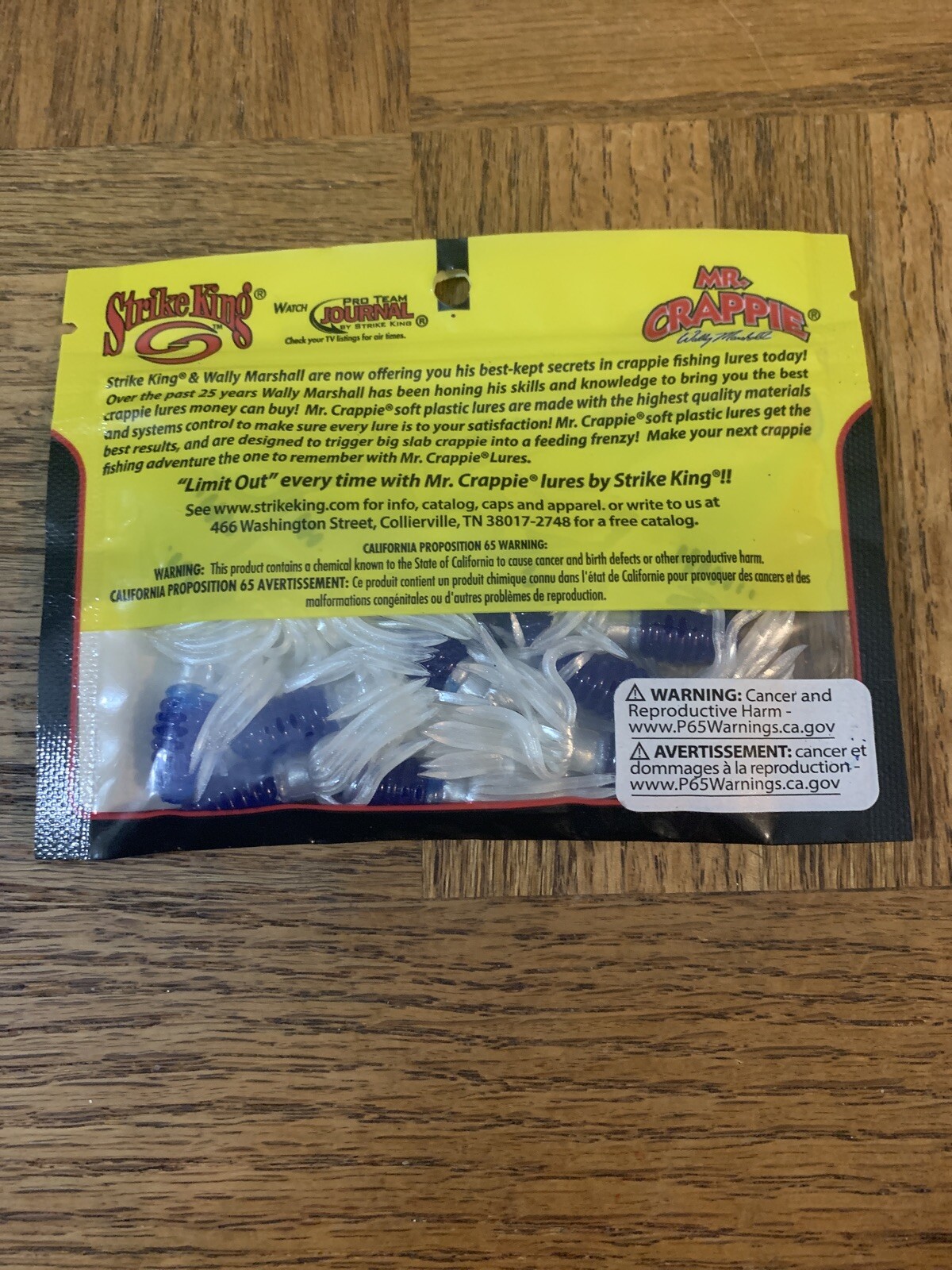 Mr. Crappie Strike King 1.75 IN Crappie Thunder Blue Pearl-BRAND NEW-SHIP24HRS - Image 4