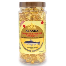 Bill Natural Sources Alaska Deep Sea Fish Oil Omega-3 1000mg 200 Softgels NEW