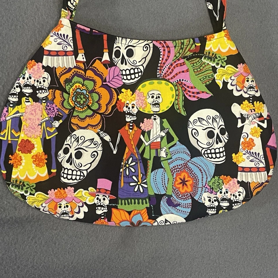 Cartera Alexander Henry Boda Felicidad Día de Muertos Azúcar Calavera Novia Novio Boda Foto 3 de 4