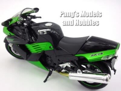 2011 Kawasaki Ninja ZX-14 1/12 Scale Diecast Metal Model by NewRay