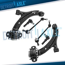 Front Lower Control Arms Sway Bars Tie Rods End Kit for 2010 - 2014 Ford Mustang