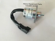 Caterpillar Cat 247 257 3034 Engine Fuel Shutoff Stop Shut Off Solenoid 1727209
