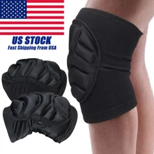 1 Pair Skiing Skating Sponge Knee Elbow Pads Protective Gear Support Sleeve