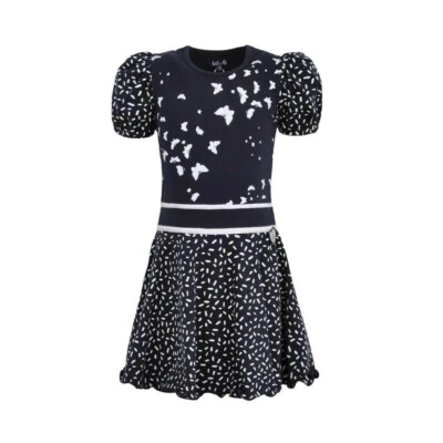 ✿ LOffF ✿ Mädchen Girl Kleid LOFFELY short Sleeve blue flower Gr.104-140 - Bild 1 von 2
