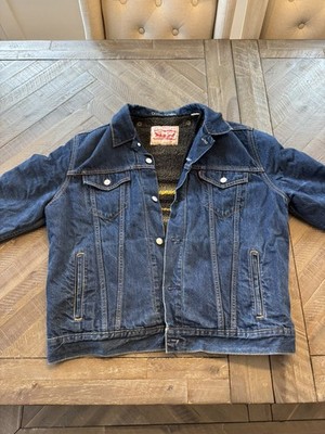 Men's LARGE LEVI'S Trucker Jacket W/REMOVEABLE INNER LINER OUTERKNOWN Collab