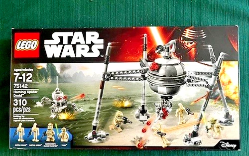 LEGO STAR WARS HOMING SPIDER DROID 75142 COMPLETE UNOPENED BLACK BOX FACTORY SET