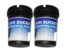 2 Pack Extinguishing Car Cigarette Ashtray Butt Bucket Portable Ashtray Smoki...