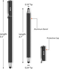2-In-1 Stylus Touch Screen Pen for Iphone, Ipad, Ipod, Tablet, Galaxy and More w