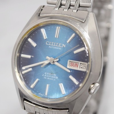 Vintage 1974 CITIZEN LEOPARD 28800 4-771125 TA Herren Automatik Uhr