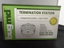 New Sealed BugMD Termination Station Traps w Two Disc Traps Eco-Friendly