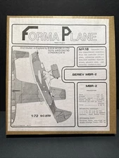 FORMA PLANE No.18 1/72-SCALE VACUFORM BERIEV MBR-2 SOVIET SEALED BOX NOS
