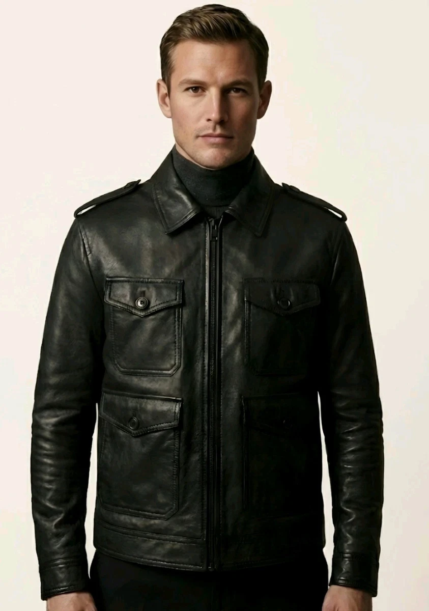 Burberry Prorsum Leather Jacket In Men's Coats & Jackets for sale