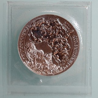 Ruanda 50 Franken / Amafaranga 2010 Löwen 1Oz Silber 5207