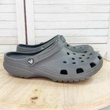 Crocs Classic Slip On Clog Sandals Slate Grey 9 Men 11 Women