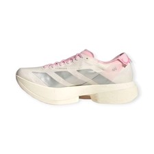 Adidas Wmns Adizero Adios Pro 4 Core White Silver Metallic Clear Pink JQ4446