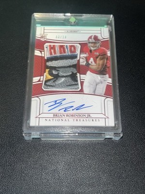 2022 National Treasures Collegiate Brian Robinson Jr. RPA /10 Patch
