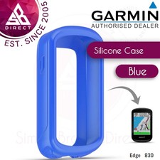 Garmin Silikon Schutzhülle│Für Edge 830 - Bundle GPS Fahrradcomputer│Blau