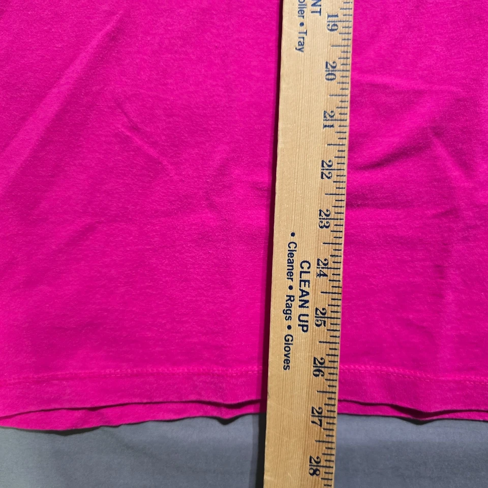 Camisa vintage Y2K grande feminina coronado anos 90 rosa PONTO ÚNICO EUA tropical - Imagem 3 de 4