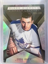 2025-26 Black Diamond Hockey Dick Duff Legends /249 #BDL-DD Maple Leafs
