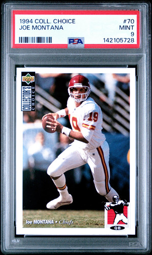 1994 Collector's Choice Joe Montana #70 card