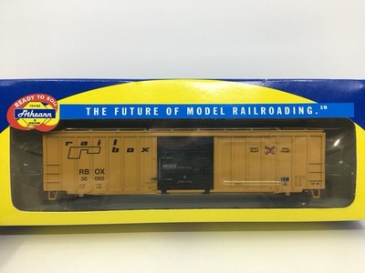 HO Athearn 92328 Railbox 50  ACF Boxcar RBOX #36065 Metal Wheels