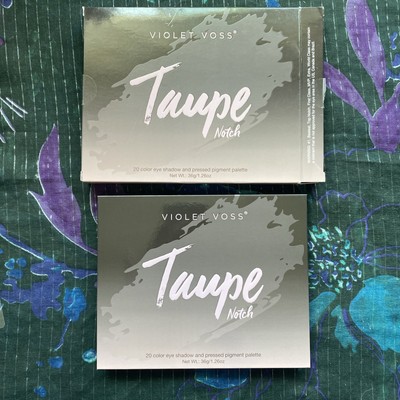 Violet Voss Taupe Notch Eye Shadow Palette 20 Shades   READ