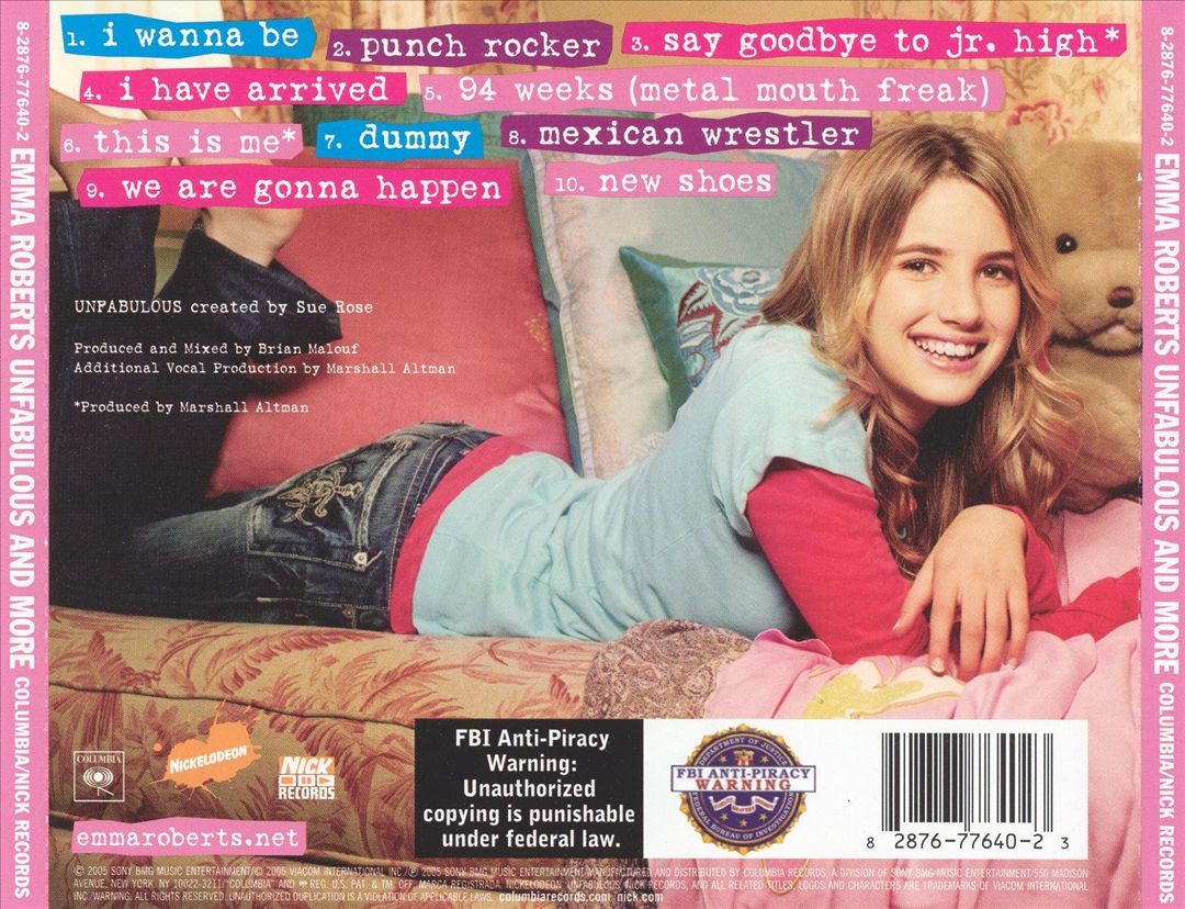 その他 Unfabulous And More: Emma Roberts [SONY XCP CONTENT/COPY-PROTECTED CD] [CD] NDgtMjU2NC5qcGVn.jpeg