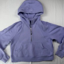 Lululemon Scuba Oversized Full-Zip Hoodie XS/S Purple Lavender Thumbholes