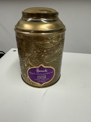 Harrods Vintage Assam Teedose Brandneu & Versiegelt Selten Fund Limited Edition