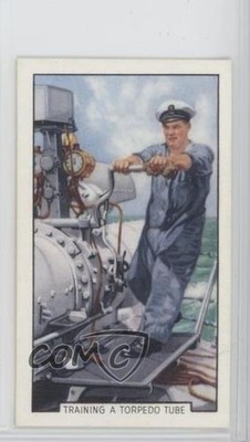 1937 Gallaher The Navy Tobacco Park Drive Back Training A Torpedo Tube #7 06na