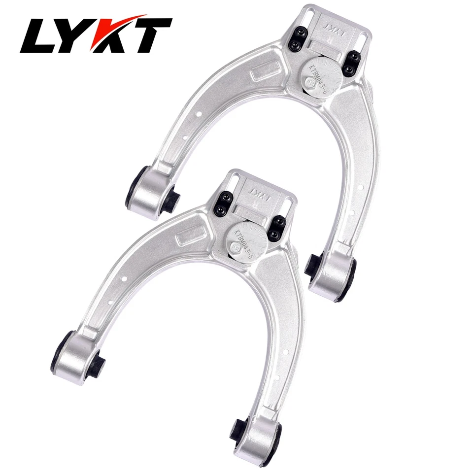 LYKT 2pcs Front Camber Adjustable Alignment Control Upper Arm for BMW 528～760、i8 - Image 3 of 4
